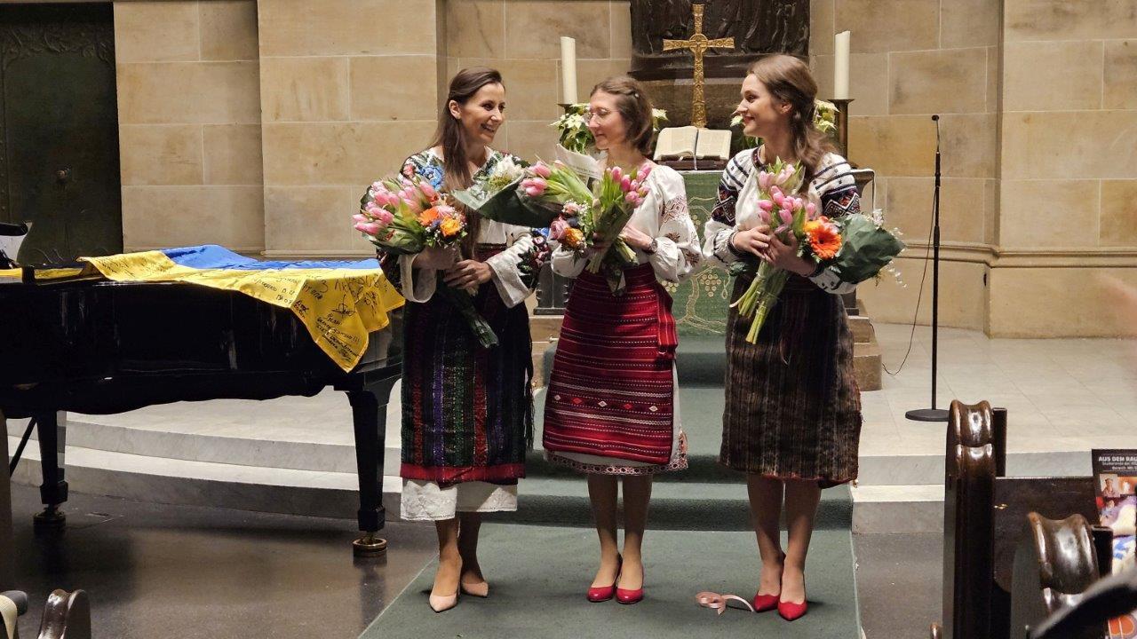 Konzert in der Christuskirche: Ruslana Danyliv, Mariia Sytailo, Sopran | Lisa Golovnenko, Klavier