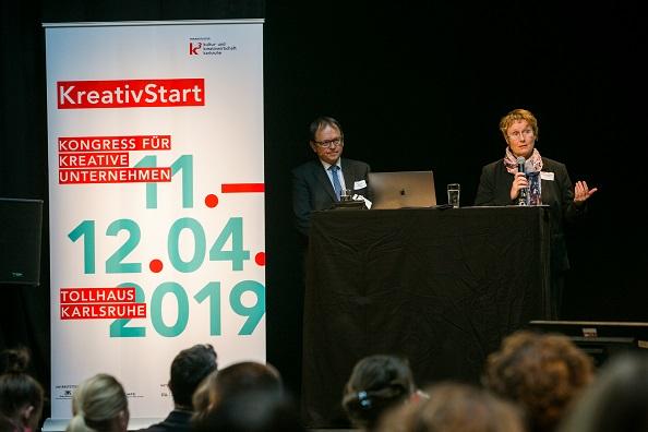 Vortrag, Kreativ Start 2019 Foto: Sandra Jacques