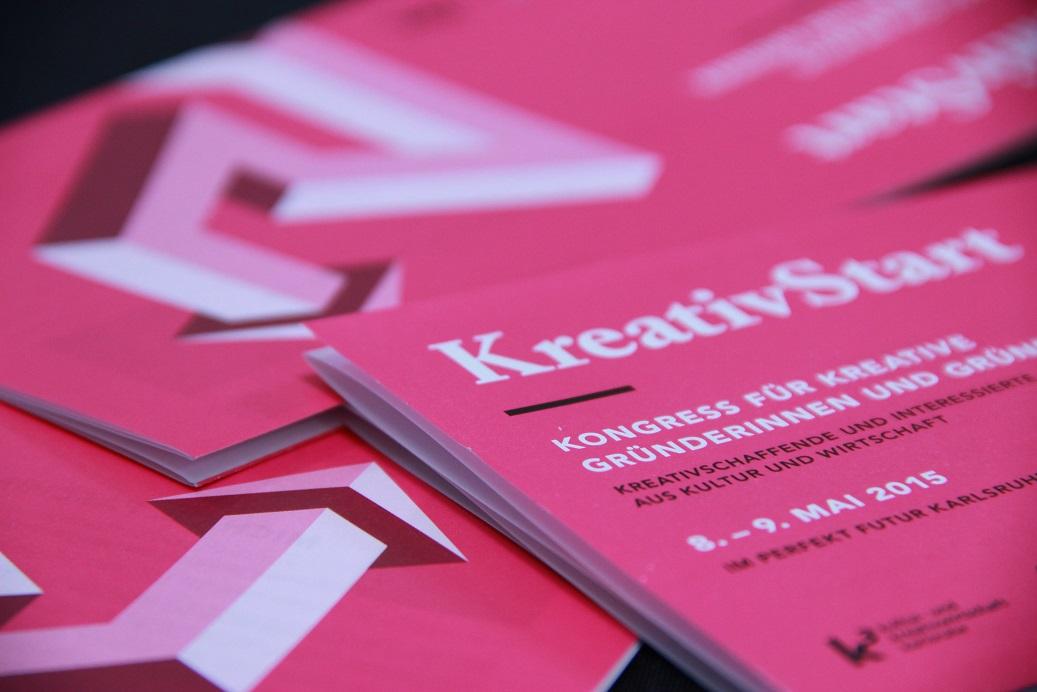 Flyer, Kreativ Start 2015; Foto: Veronika Biebrich