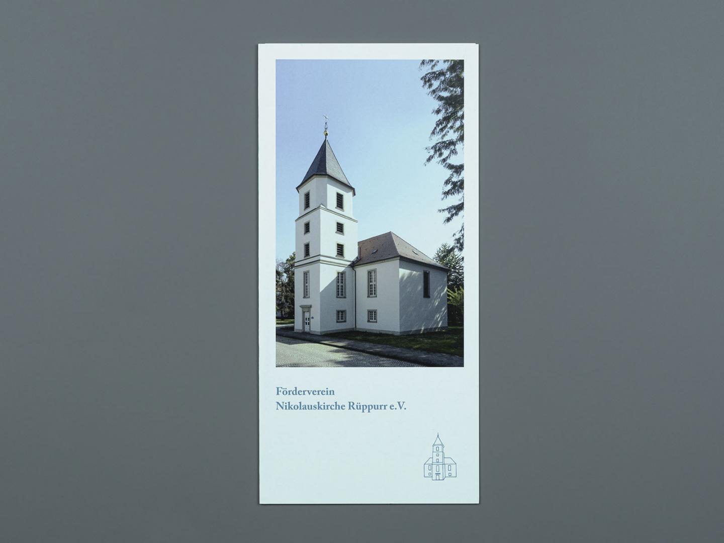 Förderverein Nikolauskirche Rüppurr Flyer Front