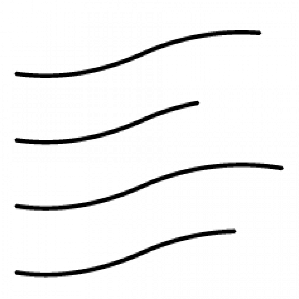 Logo - vier geschwungene Wellen