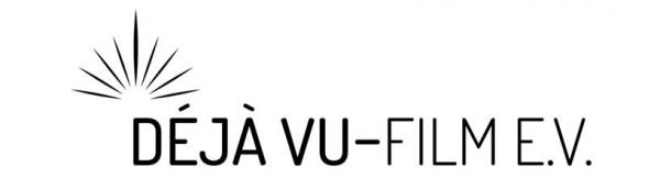 Logo mit Fächer und Name Déjà Vu - Film e. V.