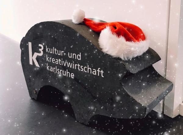 K³ Weihnachtsgrüße, Bild: K³ Kultur- und Kreativwirtschaft Karlsruhe K³ Weihnachtsgrüße, Bild: K³ Kultur- und Kreativwirtschaft Karlsruhe
