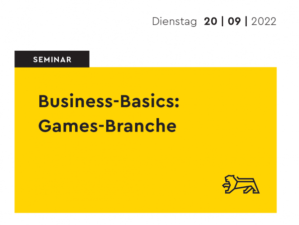 Business-Basics: Games Branche
